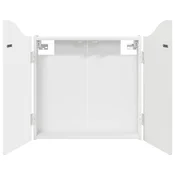 vidaXL Omara za tarče Svetlo Belo 56 x 12 x 63 cm Inženirski les