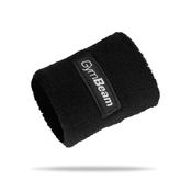 GymBeam Sweat Sports Wristband Black
