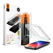iPhone 17 Pro Max SPIGEN GLASS TR EZ FIT PRO HD zaštitno staklo za zaslon 2.5D, 9H + pomocni okvir, PROZIRNO AGL10095