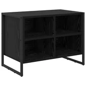 Vidaxl omara za čevlje Črna Orehovina 60 x 35 x 44 cm Konstruiran les