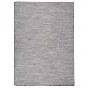 Vidaxl vidaXL Zunanja preproga z ravnim tkanjem 200x280 cm rjava in modra