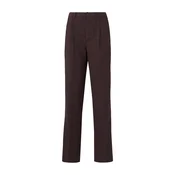 Anna Field Hlače z naborki temno rjava