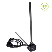 HeatQ Električni WiFi grelec Č-800W za kopalniške radiatorje, črn