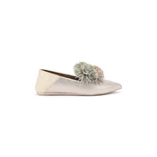 Mokasini iz semiša Kurt Geiger London Pom Pom Point Slip On
