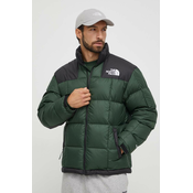 Pernata jakna The North Face za muškarce, boja: zelena, za zimu