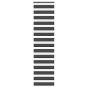 Zavjesa zebra crna 50x230 cm širina tkanine 45,9 cm poliester