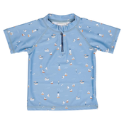 little dutch otroška kopalna majica z uv zaščito sailors bay dark blue