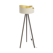Podna lampa GALAXY 1xE27/60W/230V krem/braon