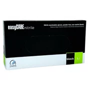 Nitrilne rokavice črne L 100 kos, EASYCARE