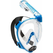 Cressi Duke Dry Full Face Mask Clear/Blue S/M