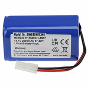 Kompatibilna kompatibilna kompatibilna baterija za Xiaomi MiJia Mi Robot Vacuum-Mop Essential G1, 2600 mAh