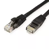 VALUE Value 21.99.1460 RJ45 omrežni kabel\, Patch kabel CAT 6a U/UTP 0.50 m črna  1 kos, (20420379)