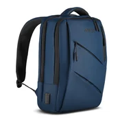 Northix Nahrbtnik za prenosnik, moder, polnilni priključek USB-C, 15L