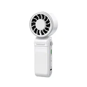 INF Prenosni zložljivi ročni ventilator, mini turbina 2000mAh White, (5000310496)