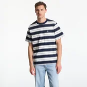 Majice Calvin Klein Jeans Ss Easy 20S Jersey Stripe Crewneck Tee Dark Sapphire S