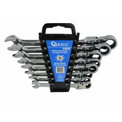 GEKO Ključi z ragljo z zgibom 8 kosov 8-22mm G10338
