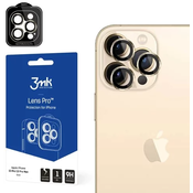 3MK Lens Protection Pro iPhone 13 Pro/13 Pro Max gold Camera lens protection with mounting frame 1 pc.