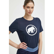 Športna kratka majica Mammut Mammut Core mornarsko modra barva