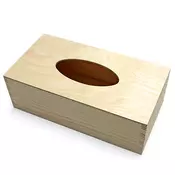 Drvena kutija za salvete (repromaterijal za dekupaz)
