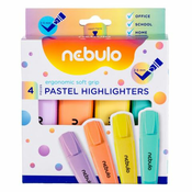 Nebulo: 4-delni komplet označevalcev teksta v neon barvah