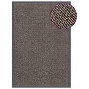 Vidaxl Predpražnik taftani 80x120 cm temno rjav