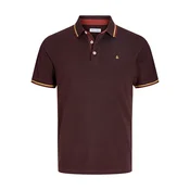 JACK & JONES Majica JJEPaulos čokolada