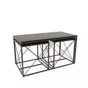 Hanah Home Defne Set Klub stolova, 3 komada, Antracit