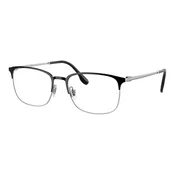 Ray-Ban RX6494 2861 L (56) Srebrna/Kristalna