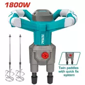 Total One-Stop Tools Mešalnik električni 1800W, 680rpm/ INDUSTRIAL (TD616006)