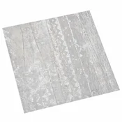 Vidaxl Deske za talne obloge 5,11 m2 55 szt. PVC Svetlo siva in bela.