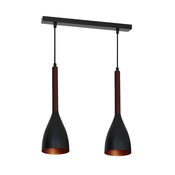 Luster na sajli MUZA 2xE27/60W/230V