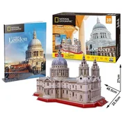 CubicFun 3D sestavljanka National Geographic: Katedrala svetega Pavla 107 kosov
