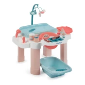 Opatrovateľský stolík pre bábiky My First Nursery Écoiffier s vaničkou 13 doplnkov od 18 mes ECO1839