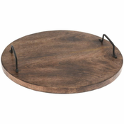 EXCELLENT Daska za rezanje KO-A65000080 mango wood with handles