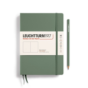 LE NOTEBOOK MEDIUM A5 HARDCOVER 251 PG PLAIN OLIVE