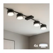 Brilagi - LED RGB prigušiva spot svetiljka MONO 4xGX53/14W/230V Wi-Fi Tuya crna