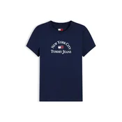 Tommy Jeans Majica mornarska/rdeča/bela