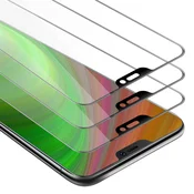 Cadorabo CADORABO Vivo V9 - Zaščitna folija v transparentno s čarno - 3-pack Kaljeno steklo za zaščito zaslona s trdoto 9H in 3D dotikom, (20553282)