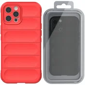 Magic Shield ovitek za iPhone 13 Pro Max - rdeč