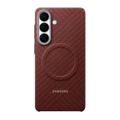 Samsung S26 SAMSUNG magnetska silikonska futrola za telefon, uzorak karbona, KORAL