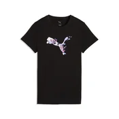 Puma GRAPHICS FLORAL CAT TEE, ženska majica, crna 691912