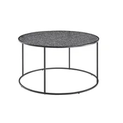 Livetastic Klubska Miza Black, Črna, O 80cm