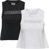 ženski top hmlTE CALI 2-PACK CROP COTTON TANK
