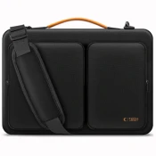 Ovitek TECH-PROTECT DEFENDER BAG LAPTOP 13-14 BLACK/ORANGE (5906302368839)