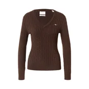 GANT Pulover temno rjava