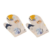 Bellatex kuhinjska brisača Cat beige , 28 x 18 cm,2 kosa