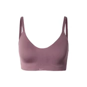 NIKE Športni nederček ALATE MINIMALIST mauve