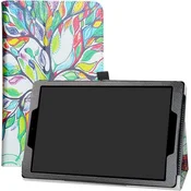 Nikcorp Zaščitni etui ovitek za tablico Chuwi HiPad X 10.1, zložljivo stojalo, magnetno zapiranje, PU usnje, barvit vzorec