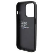 BMW Grip Stand Smooth & Carbon ovitek za iPhone 15 Pro, Črn