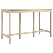 Vidaxl Barska miza 180x80x110 cm trdna borovina